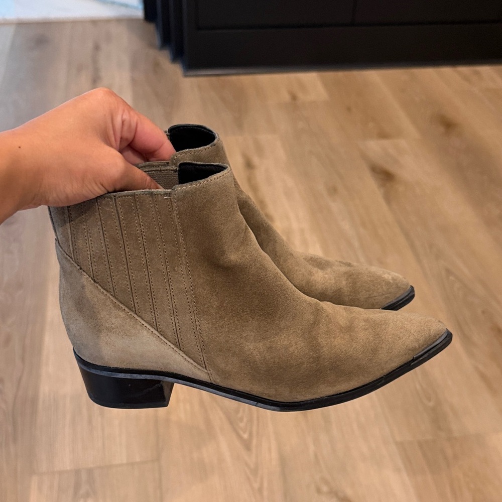 Marc fisher suede ankle boots